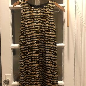 Dolce Vita Black & Gold Sequin Dress